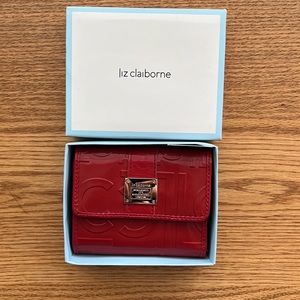 Red Liz Claiborne Wallet